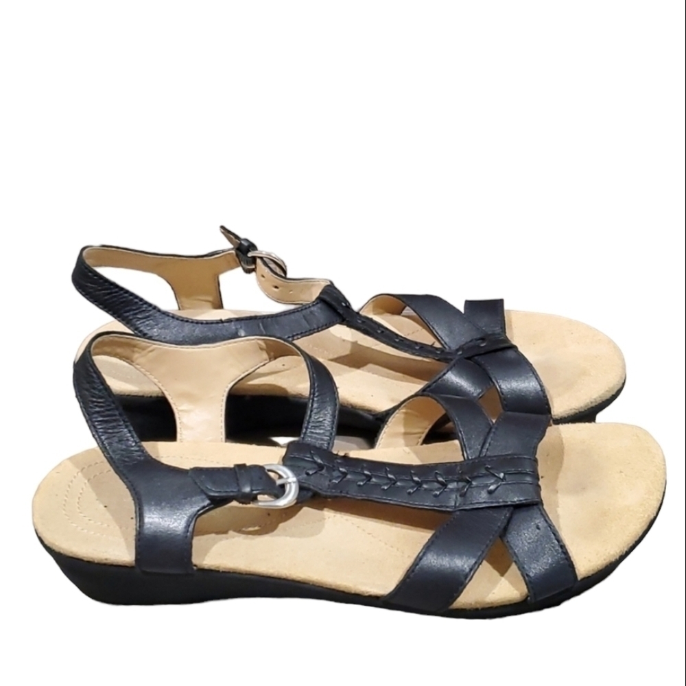 Naturalizer Women Comfort Ankle strap leather shoes sz 10M sandals - Picture 2 of 12